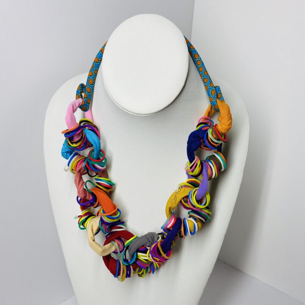 New Loopy Necklace - Ficklesticks Fabric Jewels